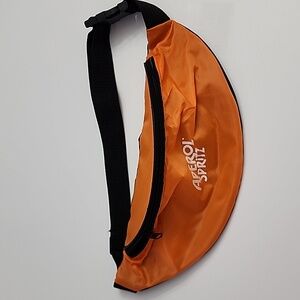 Aperol Spritz Black Orange Fanny Pack Belt Bag NWOT